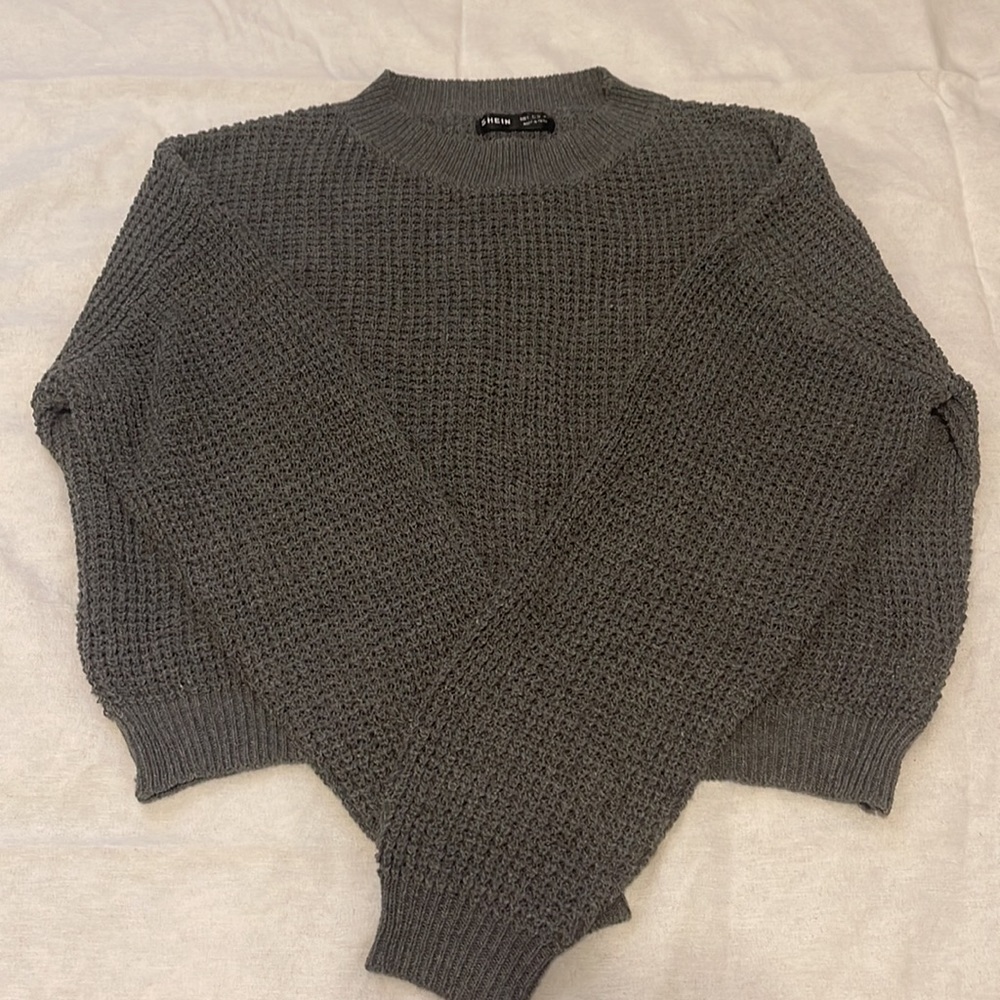 Dark Green Knit Sweater Size Small
